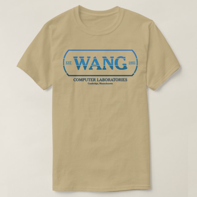 WANG Computers BlueRetro RxTp T-Shirt (Design Front)