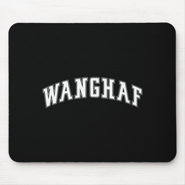 Wanghaf Meme Funny Graphic Design  Mouse Pad (Front)
