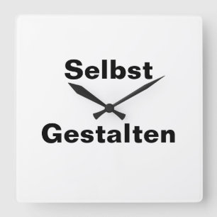 Wanhohr Self-Making Square Wall Clock