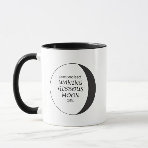 Waning Gibbous Personal Moon Phase Mug