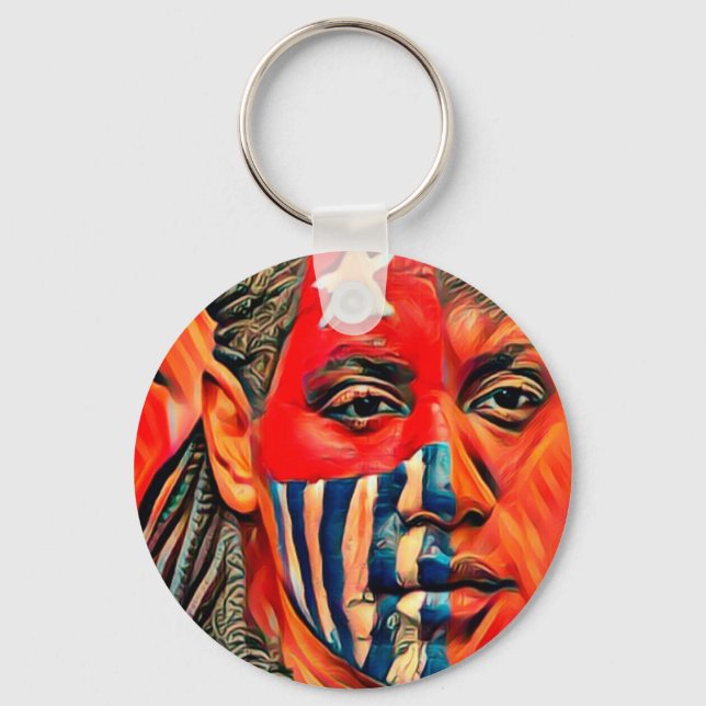 Wanita, Free-West Papua Keychain (Front)