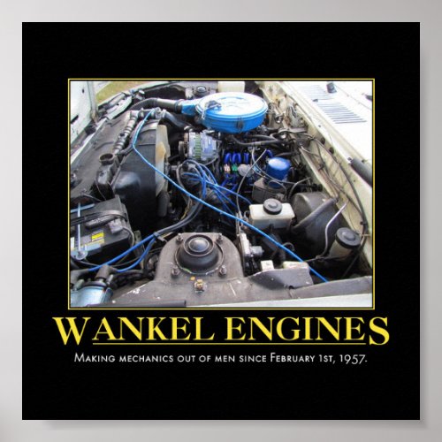 Wankel Engines Poster