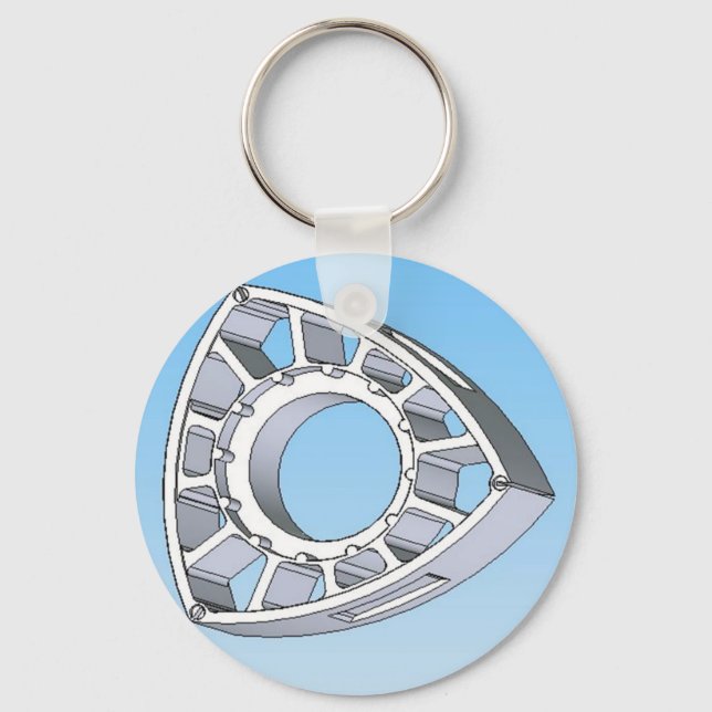 Wankel Rotor Keychain (Front)