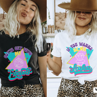 Wanna Be My Lover Funny Retro 90s Bachelorette T-Shirt