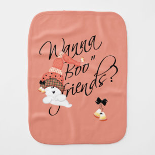 Wanna Boo Friends Baby Burp Cloth