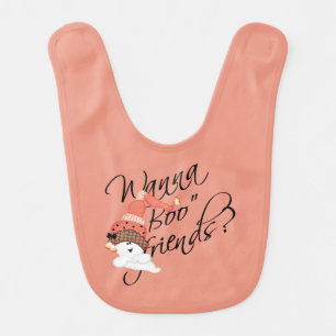 Wanna Boo Friends Halloween Baby Bib