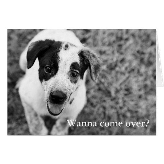 Wanna come over? (Front Horizontal)