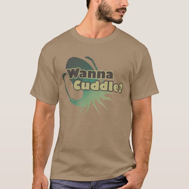 Wanna Cuddle Cuttlefish T-Shirt (Front)