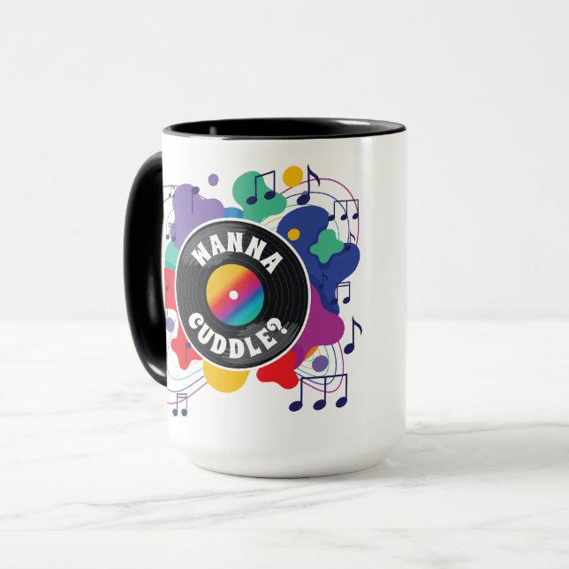 Wanna Cuddle - Design #1 - Mug (C) (Front Left)