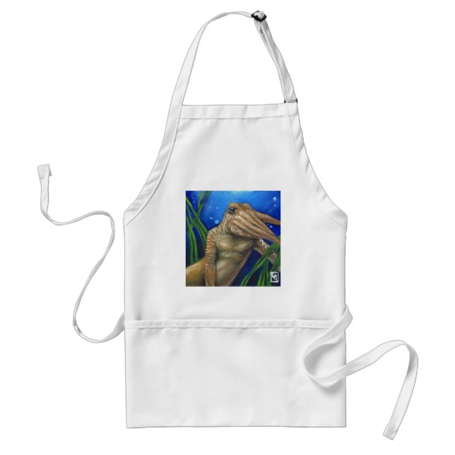 Wanna Cuttle Adult Apron (Front)
