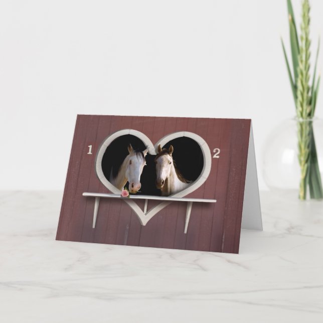 Wanna Horse Around? Holiday Card (Front)
