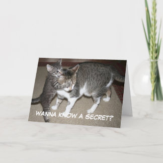 Wanna Know a Secret - Mother's Day Card