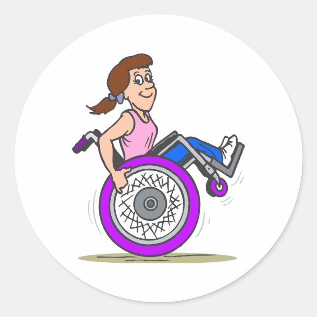 Wanna race classic round sticker (Front)