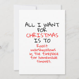 WANNA ROAST MARSHMALLOWS IN THE FIREPLACE SAVE THE DATE