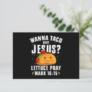 Wanna Taco Bout Jesus Cinco de Mayo Christian  Thank You Card