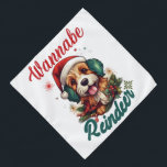 Wannabe Reindeer - Pet Bandana<br><div class="desc">Celebrate the season in style with this festive pet design, perfect for spreading holiday cheer. Whether you're decking the halls or simply embracing the spirit of Christmas, this versatile design adds a touch of warmth and joy to any product. Ideal for gifting or personal use, it's sure to bring holiday...</div>