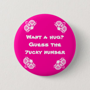 Want a hug? button