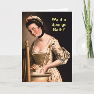 Want a Sponge Bath Card