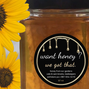 Want Honey? Gold honey drips Black Label