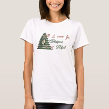 Want My Soldier For Christmas T-shirt by SimplyTheBestDesigns at Zazzle
