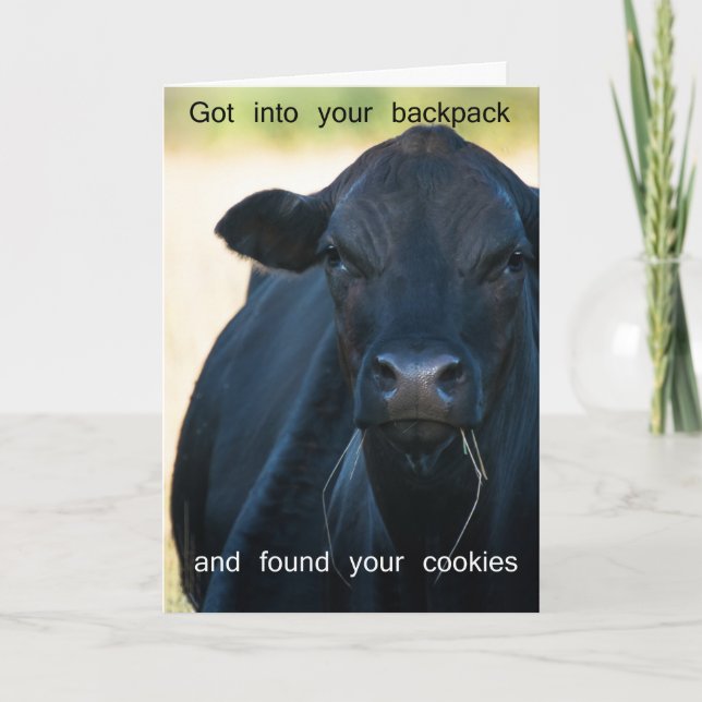 Want s'more cookies card (Front)