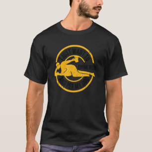 Want To Drink Beer And Pet My Dog Dad Bod Father's T-Shirt