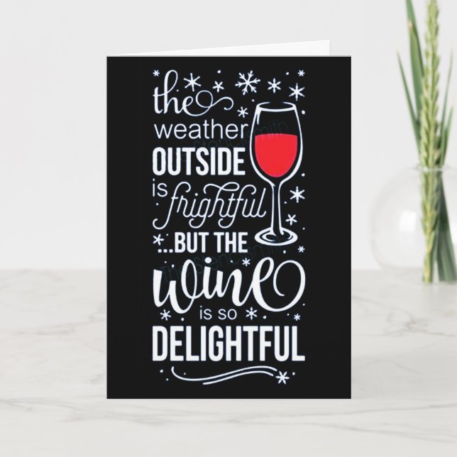 WANT TO GET ON THE "NAUGHTY LIST" WITH "ME" HOLIDAY CARD (Front)