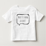Want To Know A Secret, Big Brother Customizable Toddler T-shirt at Zazzle