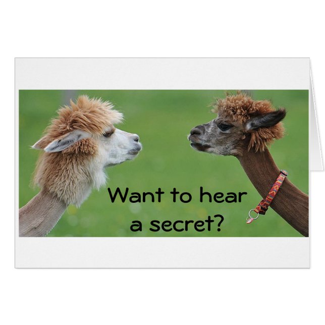 WANT TO KNOW A "SECRET"- I LOVE ***YOU*** (Front Horizontal)