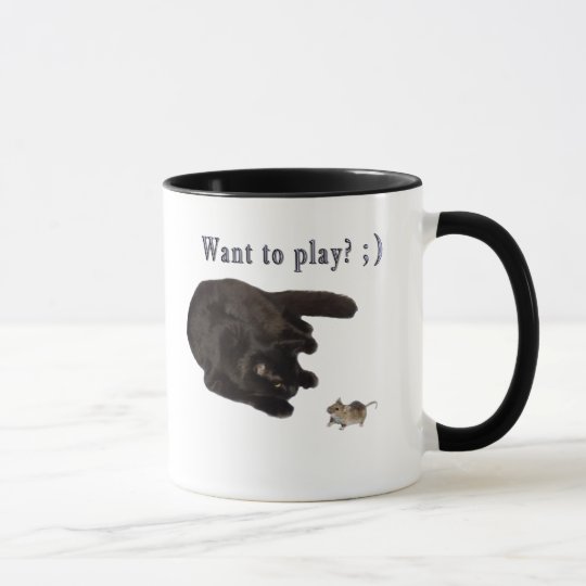 Want to play? mug