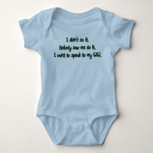 Want to Speak to GiGi Baby Bodysuit