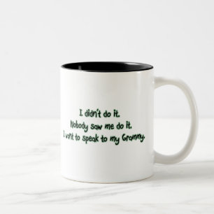 Want to Speak to Grammy Two-Tone Coffee Mug