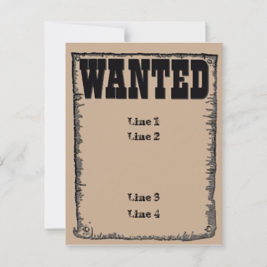 Wanted (Front)