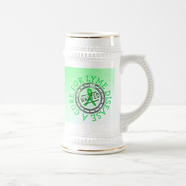 Wanted: A Cure for Lyme Disease Mug (Right)