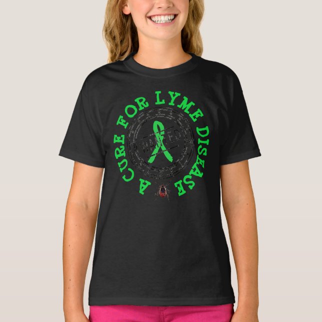Wanted: A Cure for Lyme Disease Tick Shirt (Front)