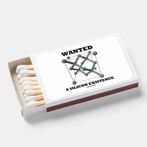 Wanted A Silicon Existence Chemical Structure Matchboxes