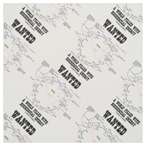Wanted A World Filled With Biochemical Energy Fabric
