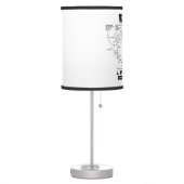 Wanted A World Filled With Biochemical Energy Table Lamp (Left)