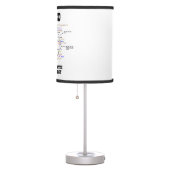 Wanted A World Filled With Biochemical Energy Table Lamp (Right)