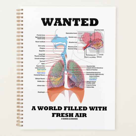Wanted A World Filled With Fresh Air Respiratory Planner