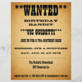 Wanted Birthday Surprise (Front)