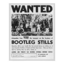 Wanted: Bootleg Stills, 1949. Vintage