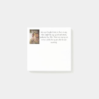 Wanted: Bounty Hunter post-it notes