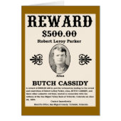 Wanted Butch Cassidy (Front)