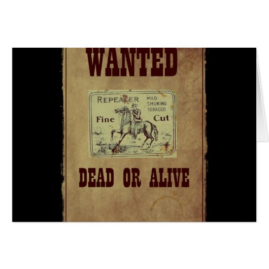 Wanted Dead or Alive (Front Horizontal)