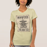 Wanted Dead or Alive Country Western Poster 