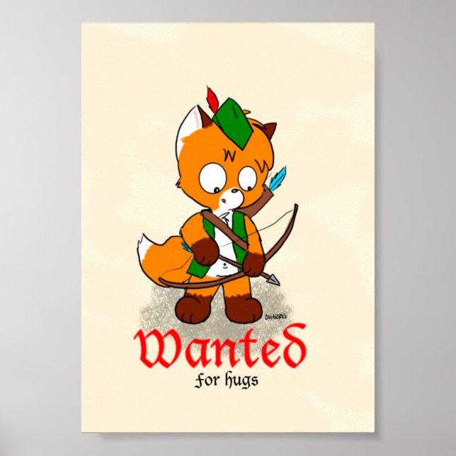 Wanted for Hugs Poster (Front)