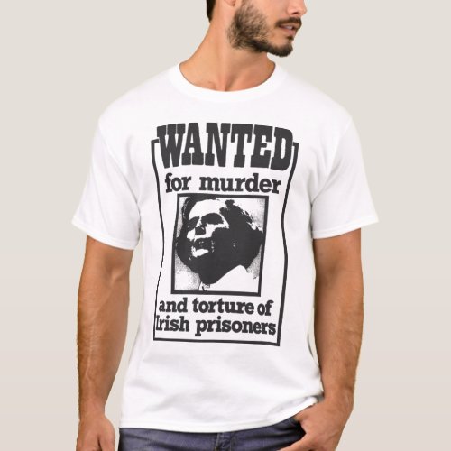 Wanted For Murder _ Vintage SF  _ Ireland _ Irish  T_Shirt