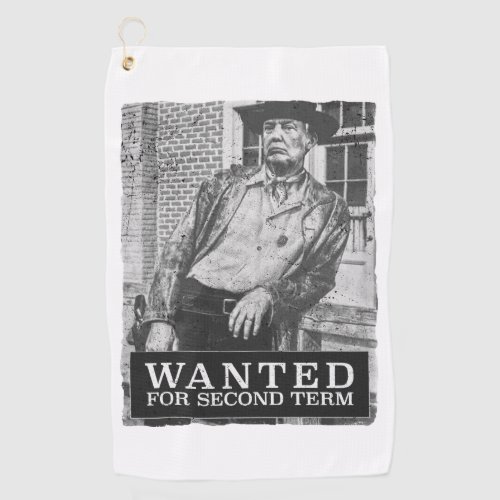 Wanted for second term MAGA Trump2020 Golf Towel