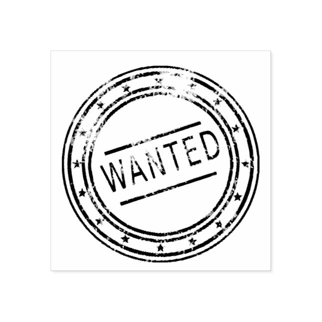 Wanted Fun Scrabbling Stamp (Imprint)